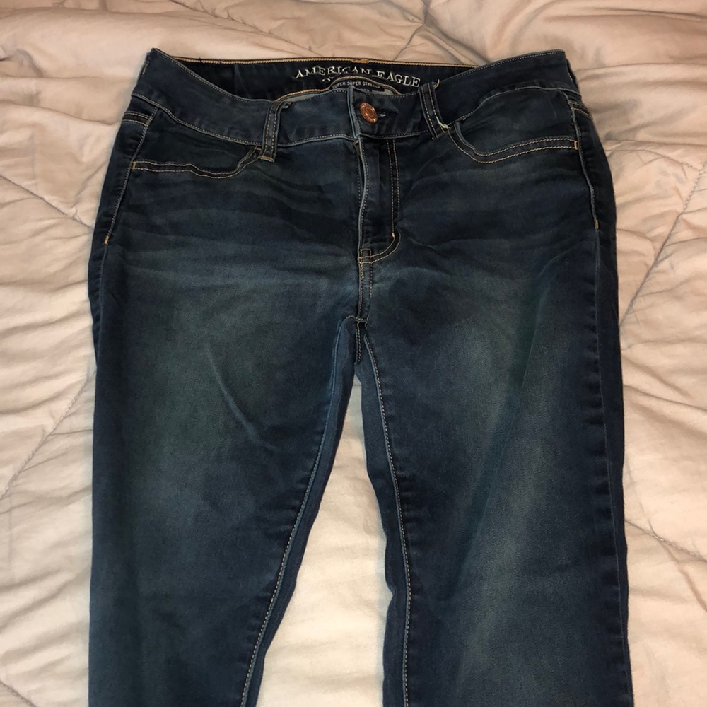 American Eagle super super stretch jeans 10 SHORT